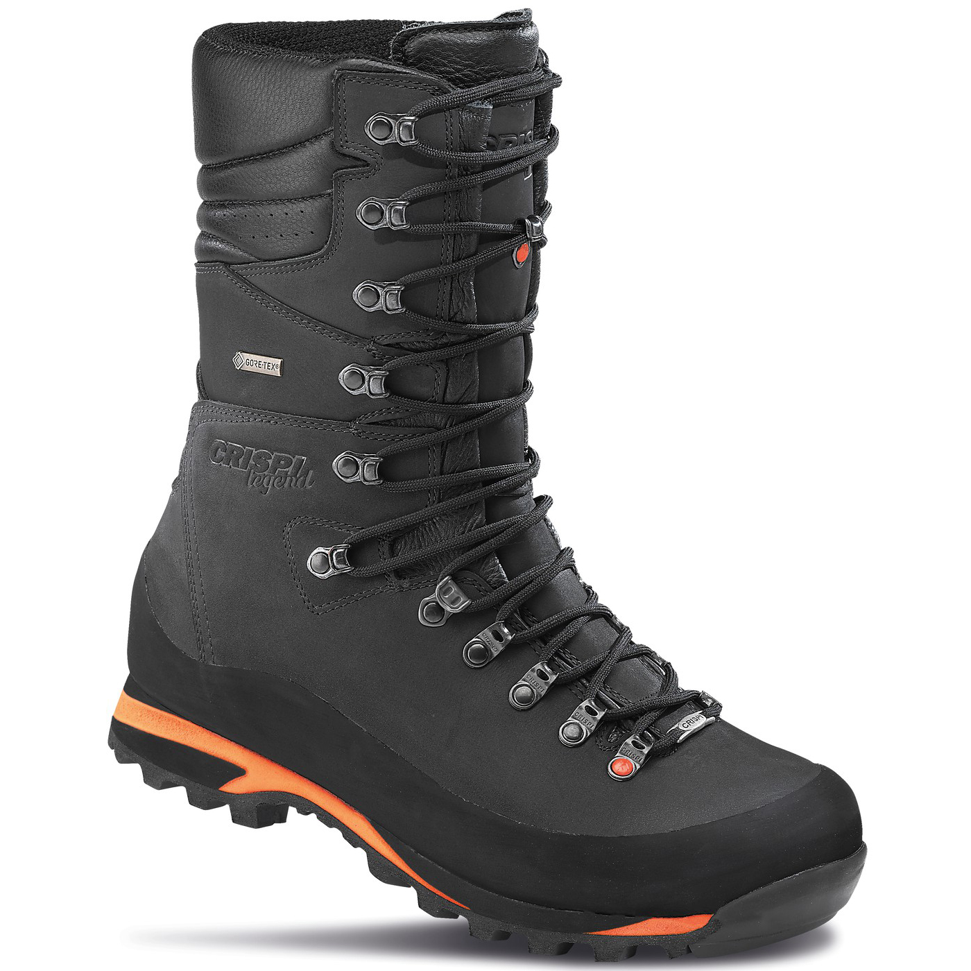Crispi Kongsvoll Jagdschuhe Schwarz Orange | LRT790531
