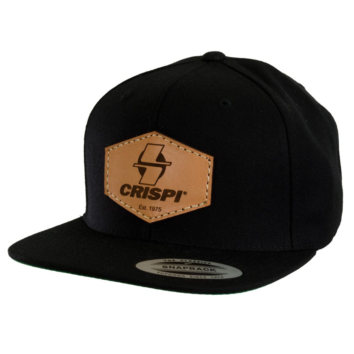 Crispi Leder Patch Klassische Hüte Schwarz | BRD945702