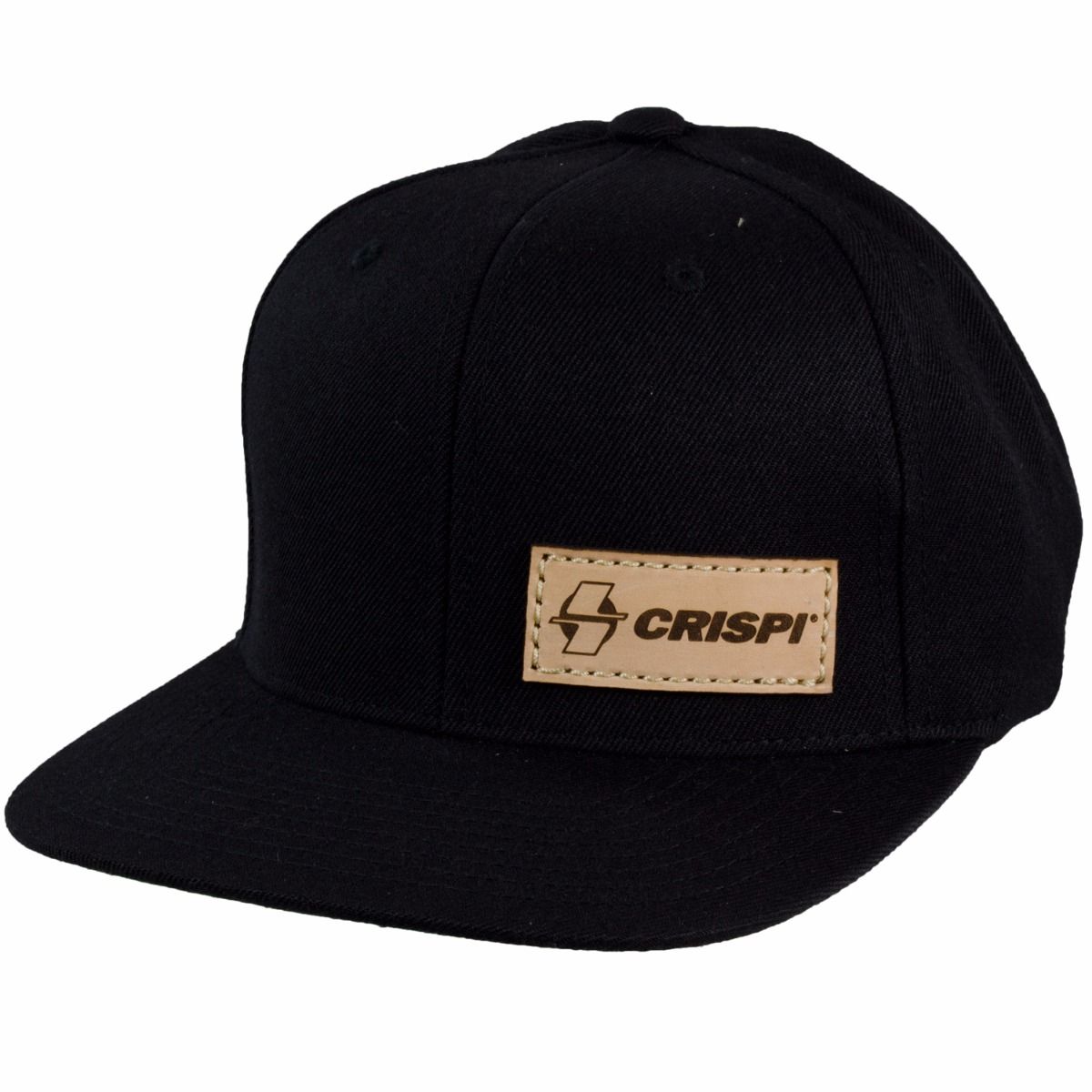 Crispi Leder Patch Klassische Hüte Schwarz | YZI736852