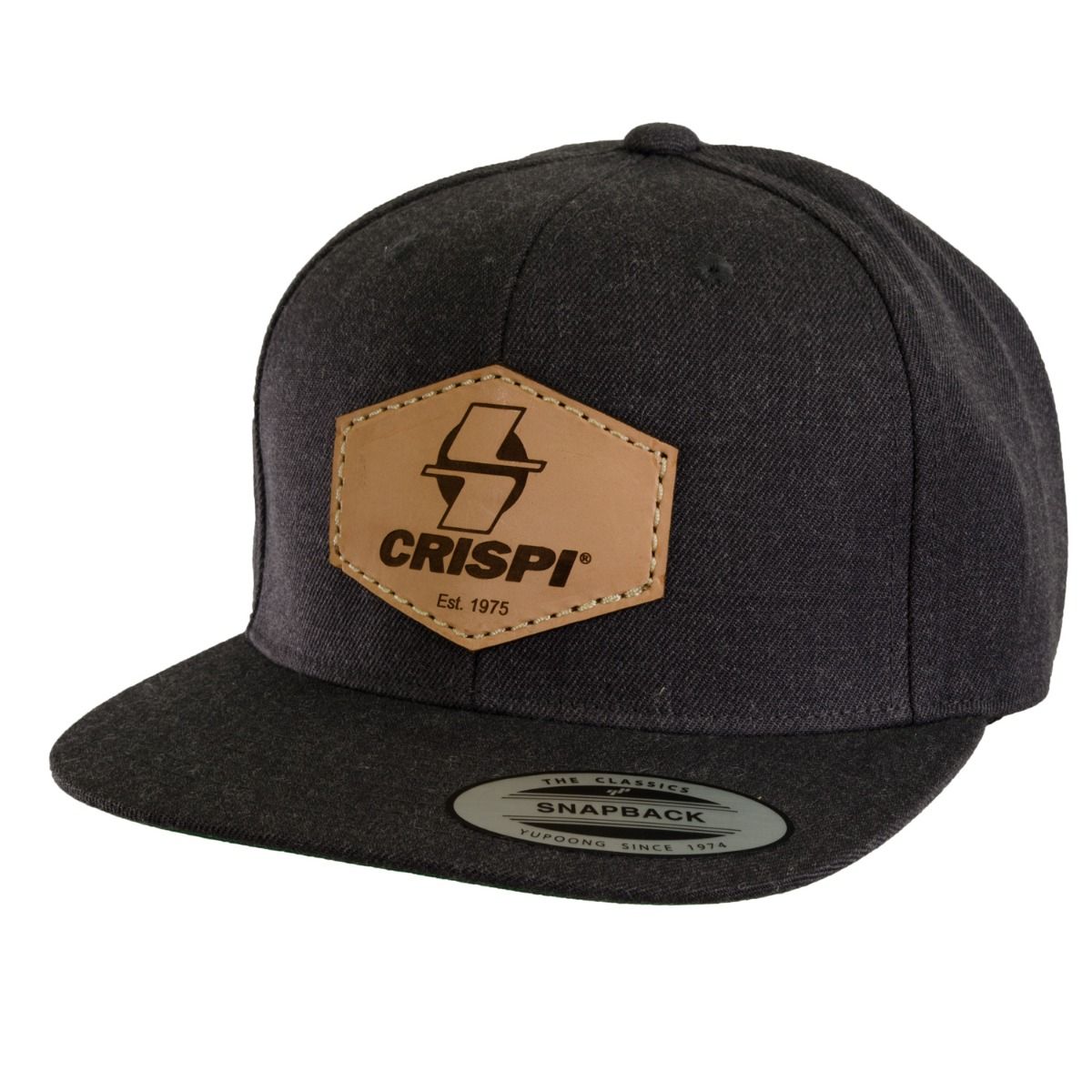 Crispi Leder Patch Klassische Hüte Tiefesgrau | RUQ730465
