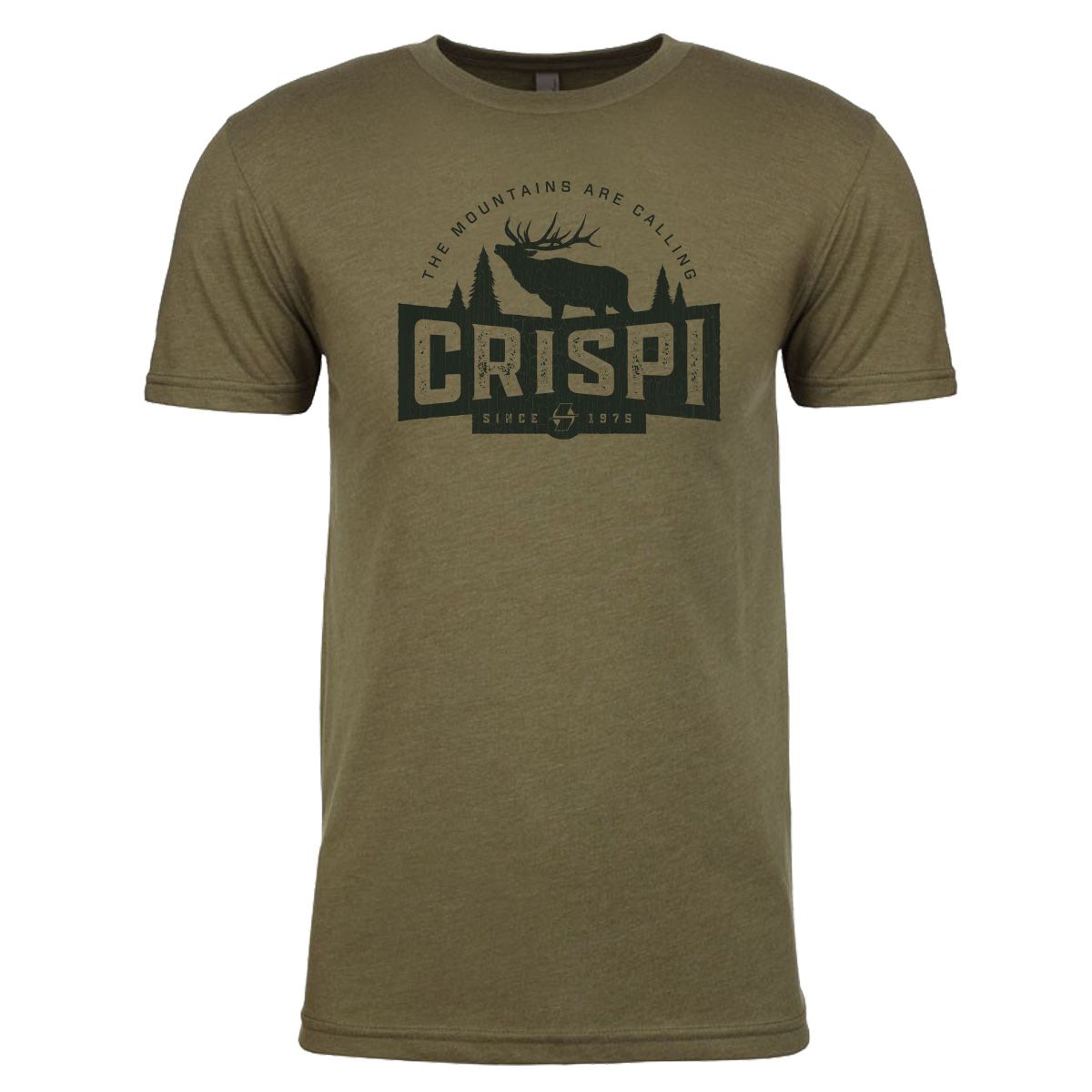 Crispi The Elk T-Shirts Hellolivgrün | EYP582376